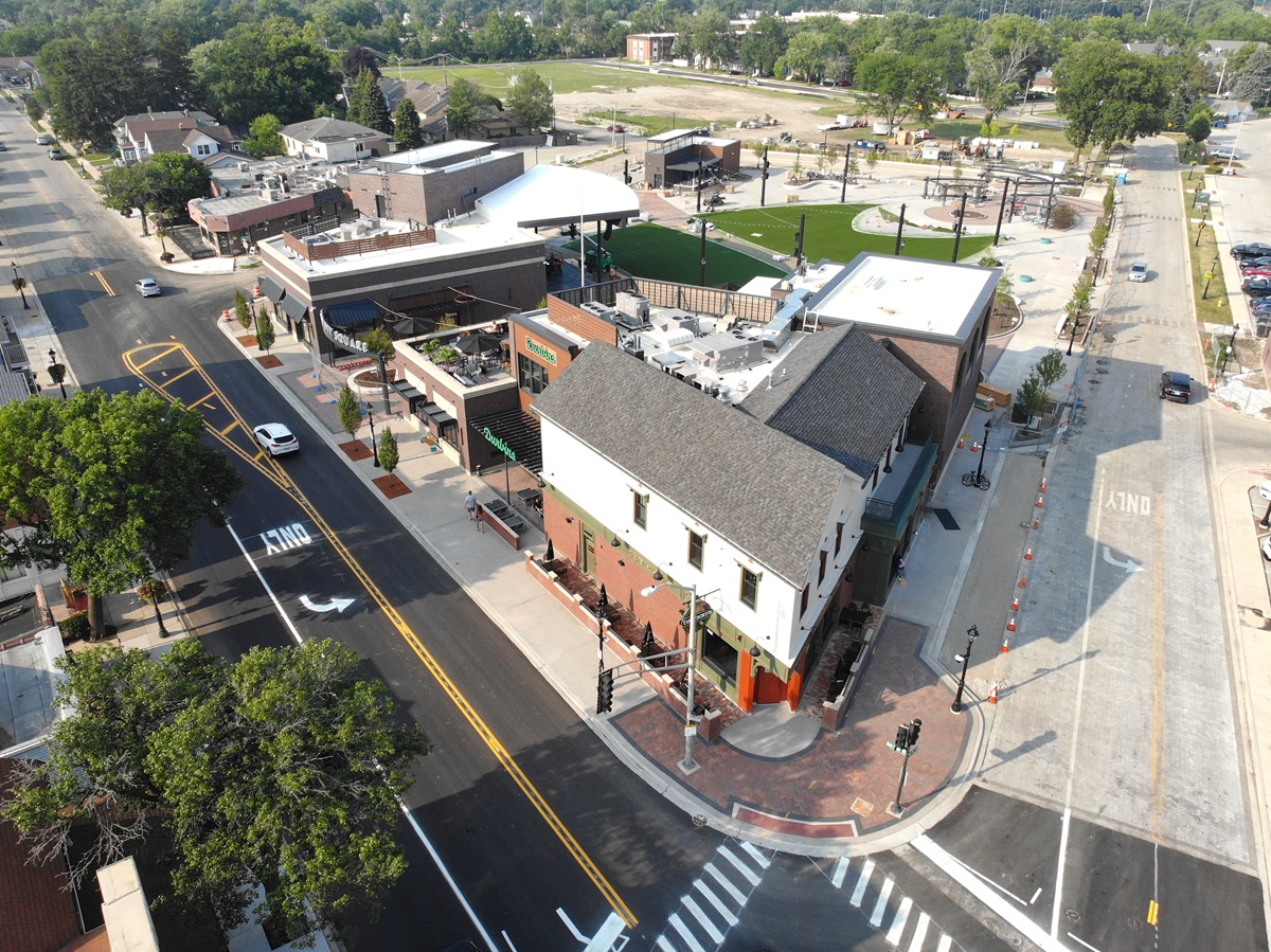 Harmony Square construction complete, July 15, 2025